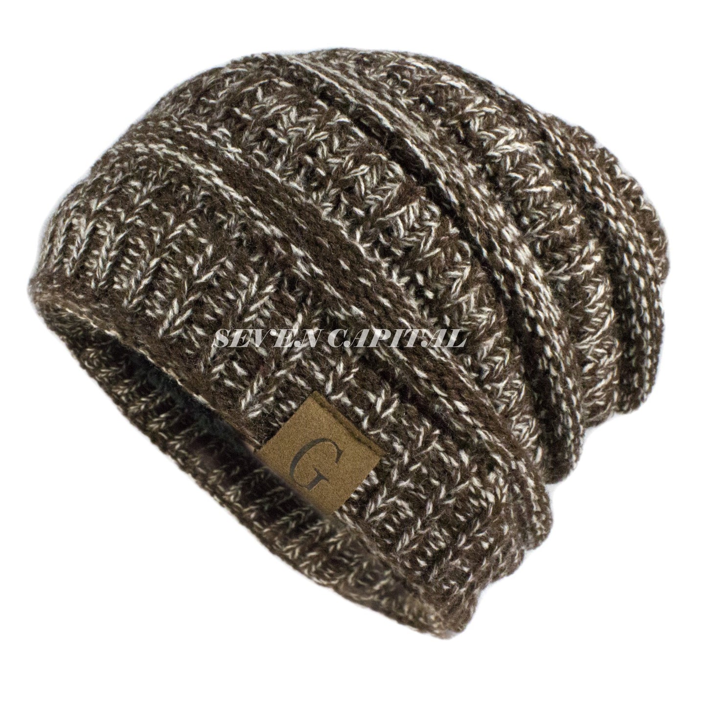 Women'S Men Knit Slouchy Baggy Beanie Oversize Winter Hat Ski Fleece Slouchy Cap