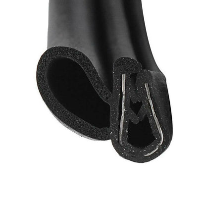 For 20Ft Car SUV Rubber Seal Weather Strip Door Window Lock Trunk Hood Edge Trim