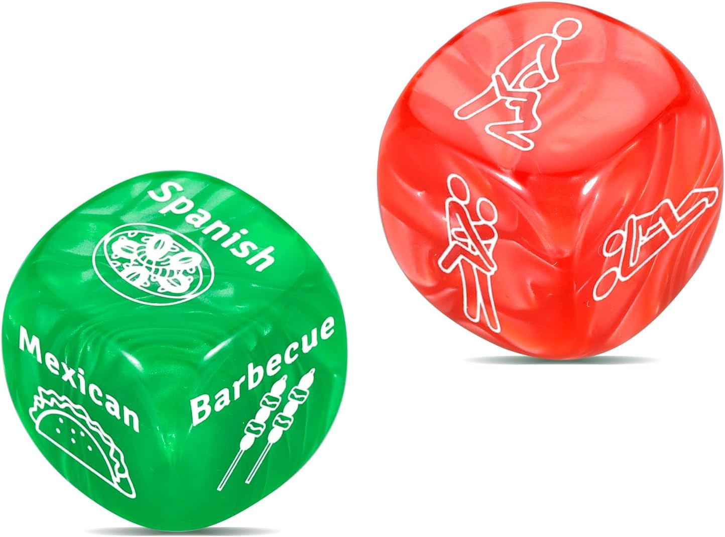 Date Night Dice for Couples – 12 Fun & Exciting Activities, Romantic Gift for Valentine's Day, Anniversaries & Special Occasions, Compact & Durable