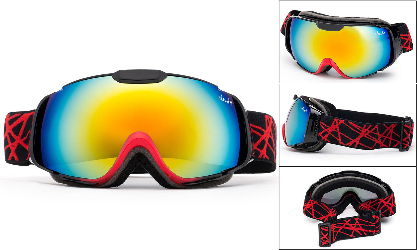 Professional Ski Goggles | Snowboard Winter Sports Gear | Anti-Fog Dual Lens | UV Protection | Shatter-Resistant & Comfortable | Men & Women