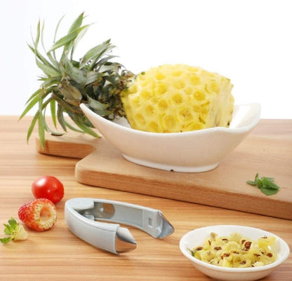Fruit Eye Peeler & Strawberry Huller – Pineapple Eye Remover Kitchen Tool