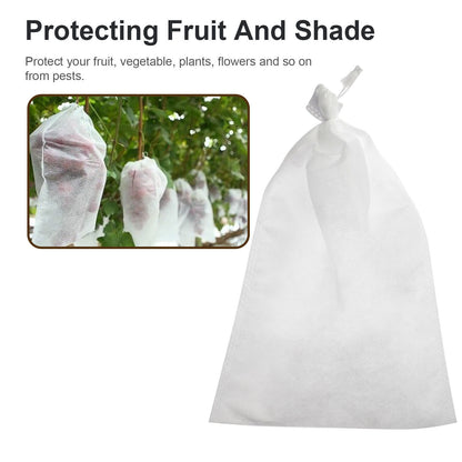 100/200PCS Grape Protection Bags Fruit Vegetable Mesh Bag against Pest Anti-Bird