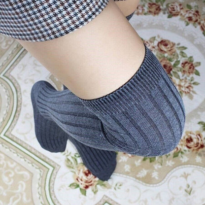 fashion cozy warm sock Knit Style over the Knee Socks for Women – Cozy, Fashionable Winter Stockings