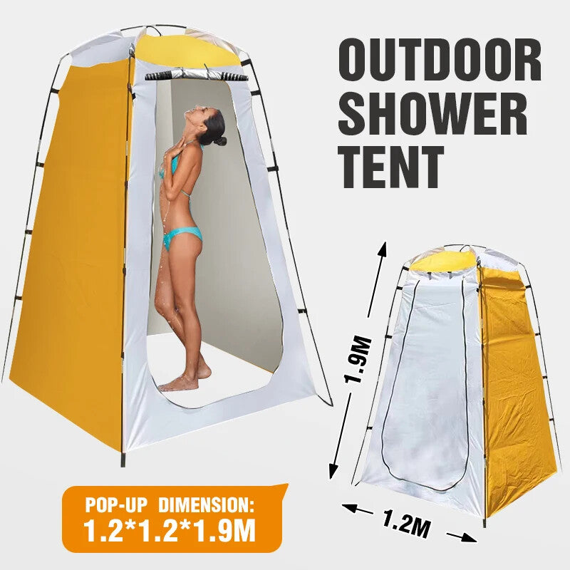 Pop up Shower Tent Outdoor Camp Tent Privacy Shower Toilet Changing Hiking