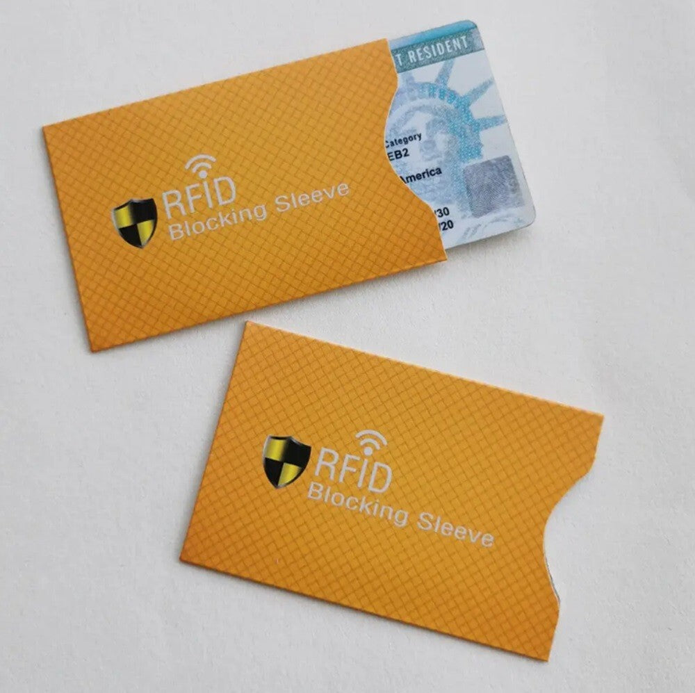 15 RFID Blocking Sleeves – Credit Card Protectors Theft-Resistan