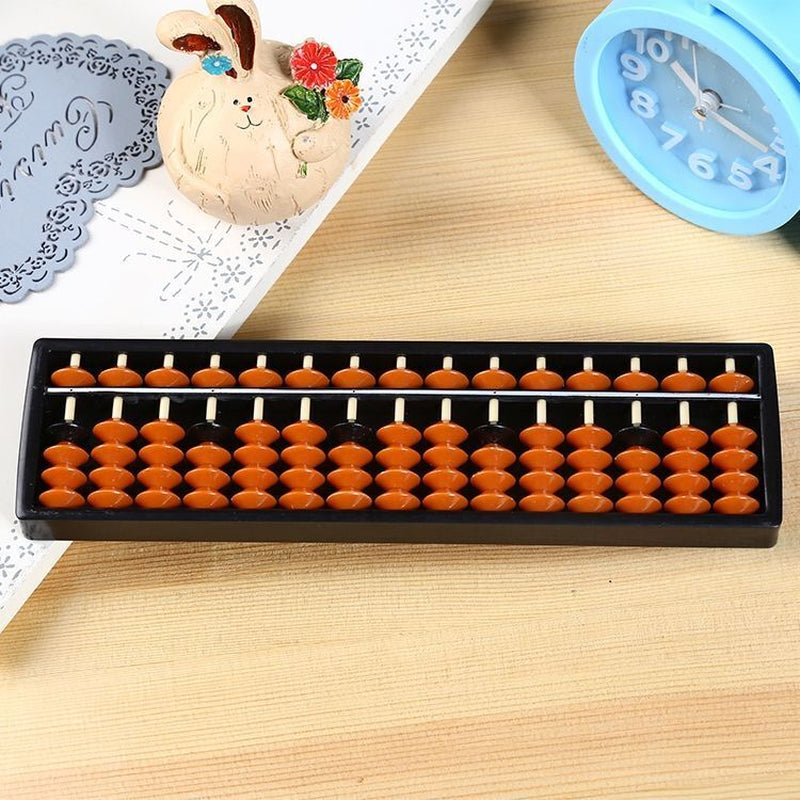 Math Hack Abacus Soroban 17 Digit Rods - Fast Counting Calculator for Kids & Adults, Chinese Math Tool for Learning, Brain Training & Education