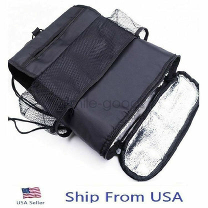 2PC Car Seat Back Hanger Organizer Multi-Pocket Storage Bag Holder Cooler Travel
