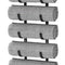 Towel Racks for Rolled Towels - Wall Mounted Bathroom Towel Holder with Wood Shelf & 3 Hooks, Space-Saving Vertical Storage for Small Bathrooms