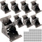 8 Pack Heavy Duty Foldable Bracket 90 Degree Self Locking Hinges for Table Leg