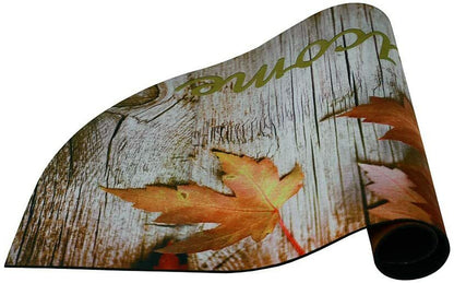 Half round Rubber Door Mat, Decorative Indoor Outdoor Non Slip Front Door Mat