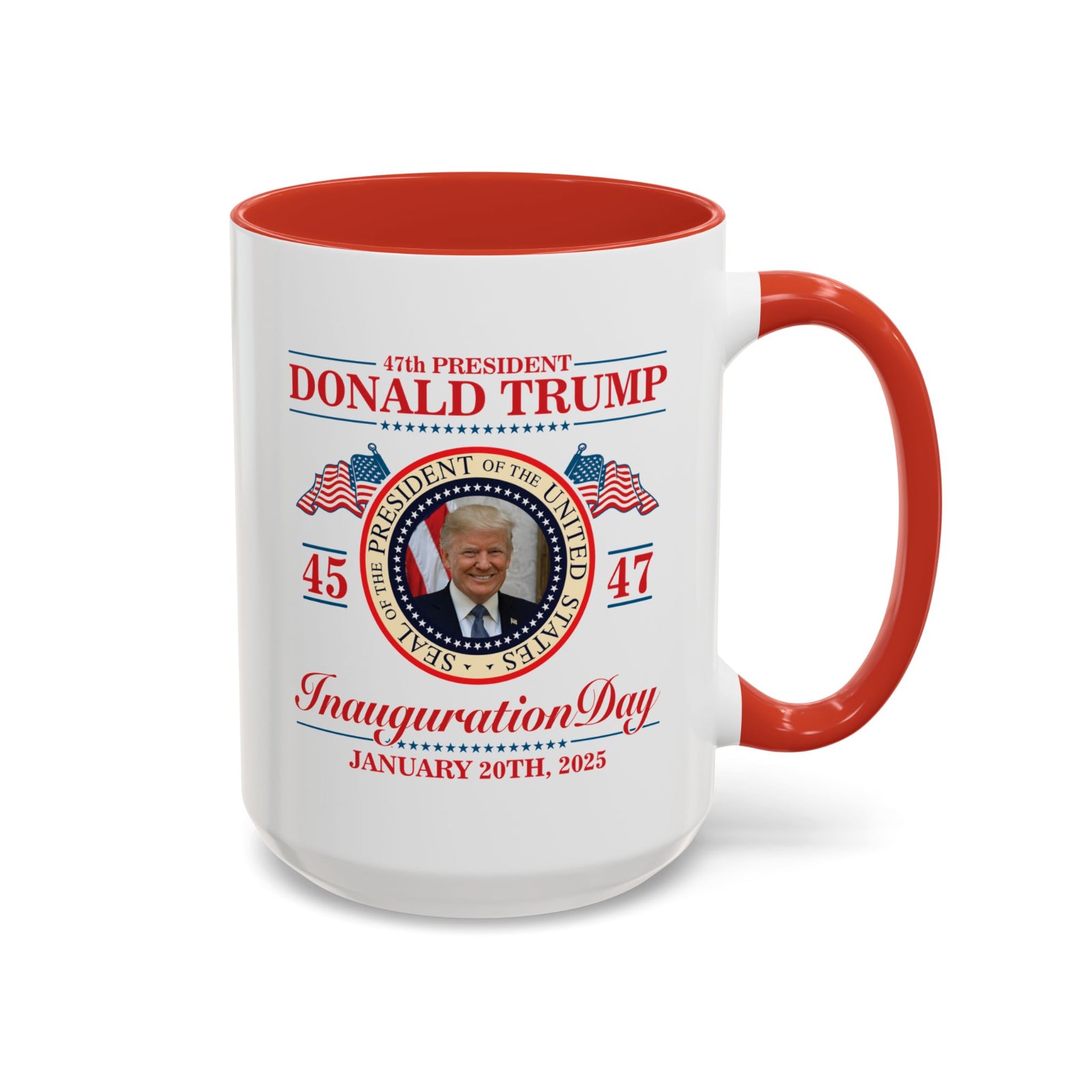 Donald Trump 45Th & 47Th President Inauguration Mug January 2025 Commemorative