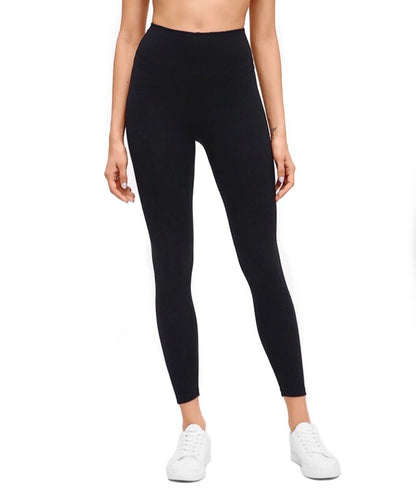 Ultra-Soft High Waisted Women’s Leggings - Seamless 7/8 Stretch Fit, Slim Tummy Control, Non-See-Through for Yoga, Sports, Everyday Comfort