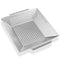 Vegetable Grill Basket - Stainless Steel Barbecue Wok Pan Tray for Grilling