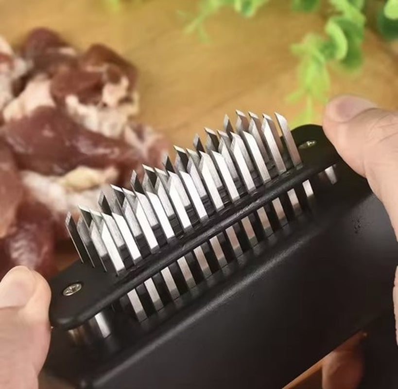 ✅PRO GRADE Ultra Durable Meat Tenderizer | 48 Stainless Steel Blade Kitchen Tool