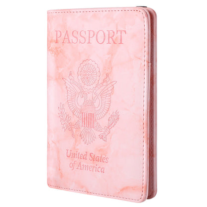 Slim Leather Travel Passport Wallet Holder RFID Blocking ID Card Case Cover US