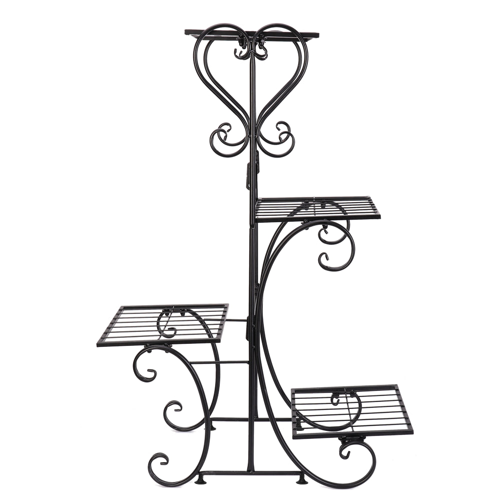 Thick Multi Tier Metal Plant Stand Display Bonsai Shelf Home Garden Patio Room