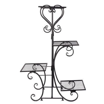 Thick Multi Tier Metal Plant Stand Display Bonsai Shelf Home Garden Patio Room