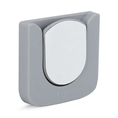 Magnetic Remote Control Holder – Wall Mount Organizer, Self-Adhesive, Space-Saving Storage for TV, AC, Fan Remotes Light Smooth Minimalist Plastic