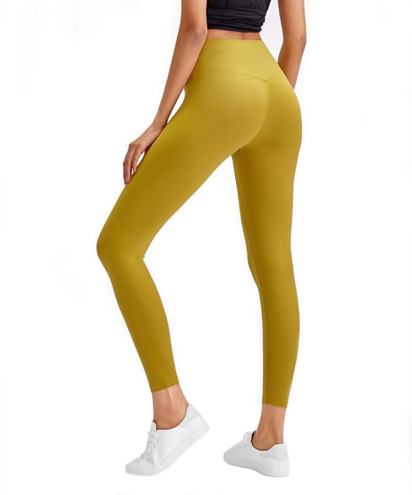 Ultra-Soft High Waisted Women’s Leggings - Seamless 7/8 Stretch Fit, Slim Tummy Control, Non-See-Through for Yoga, Sports, Everyday Comfort