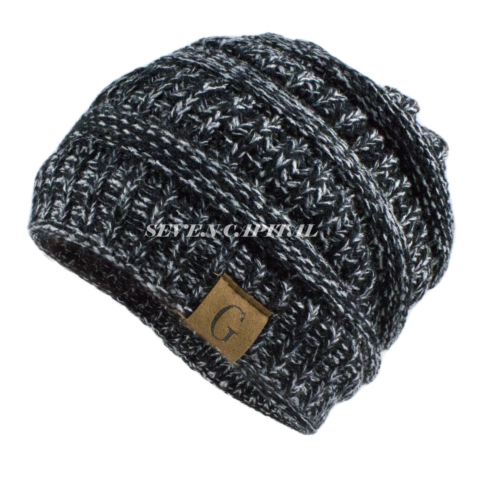 Women'S Men Knit Slouchy Baggy Beanie Oversize Winter Hat Ski Fleece Slouchy Cap