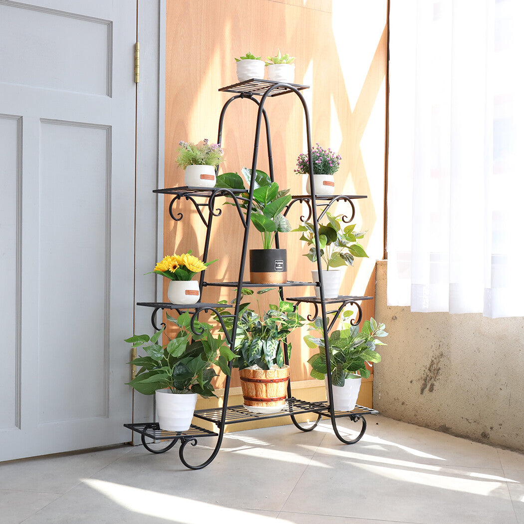 Thick Multi Tier Metal Plant Stand Display Bonsai Shelf Home Garden Patio Room