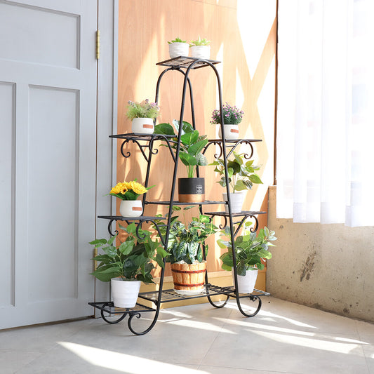 Thick Multi Tier Metal Plant Stand Display Bonsai Shelf Home Garden Patio Room
