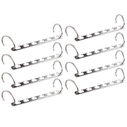 2-10X Magic Metal Wonder Hanger Closet Space Saver Organizer Rack Clothes Hooks