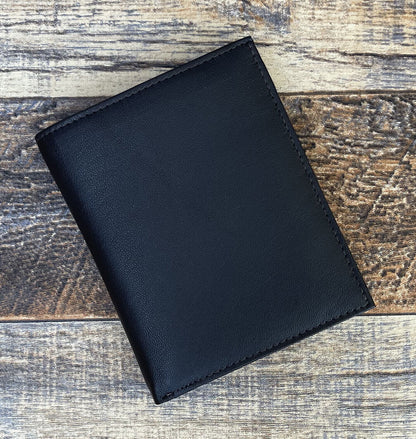 Men'S Genuine Leather Bifold Wallet Hipster Credit Card ID Holder RFID Blocking