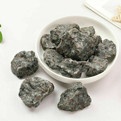 Orange Stone Crystal Natural 100G Flame Fire Stone Syenite Containing Fluorescent Sodalite Rough Raw