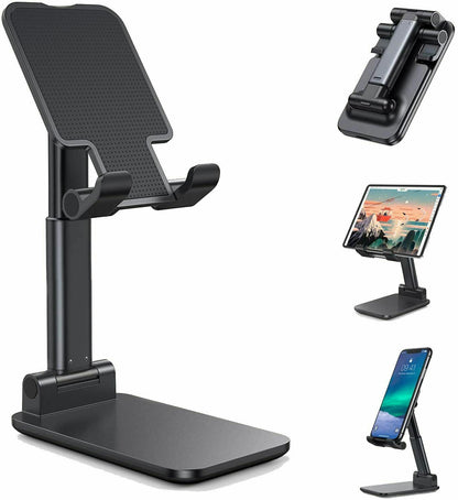 Adjustable Cell Phone Stand Holder Desk Dock Mount for Ipad Iphone Kindle Tablet