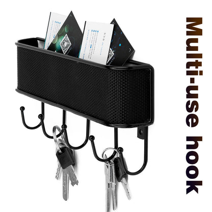 Wall Mount Key Holder Mail Holder Wooden Rack Mail Sorter Organizer Home Decor