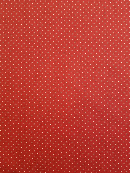 VTG Valentine Heart Fabric FQ Bundle of 6 – Perfect for Valentine's Day Crafts, Quilts, and Sewing Projects, Red & White Heart Patterns & Dots