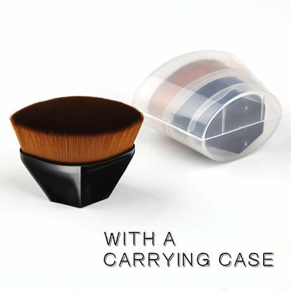 Foundation Makeup Brush Kabuki Face Flawless Powder Liquid Cosmetics with Case