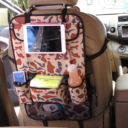 Backseat Storage Bag – Multi-Pocket Car Seat Organizer, Holds Tablets, Phones, and Travel Essentials; Easy Installation, Keeps Car Tidy