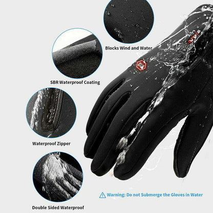 Winter Touch Screen Warm Cycling Gloves Premium Thermal Windproof Work Gloves