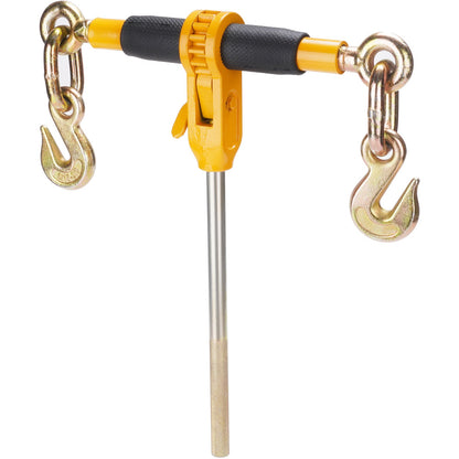 Ratchet Chain Binder 5/16"-3/8" Load Binders 7100 Lbs W/ G80 Chains 2 Pcs