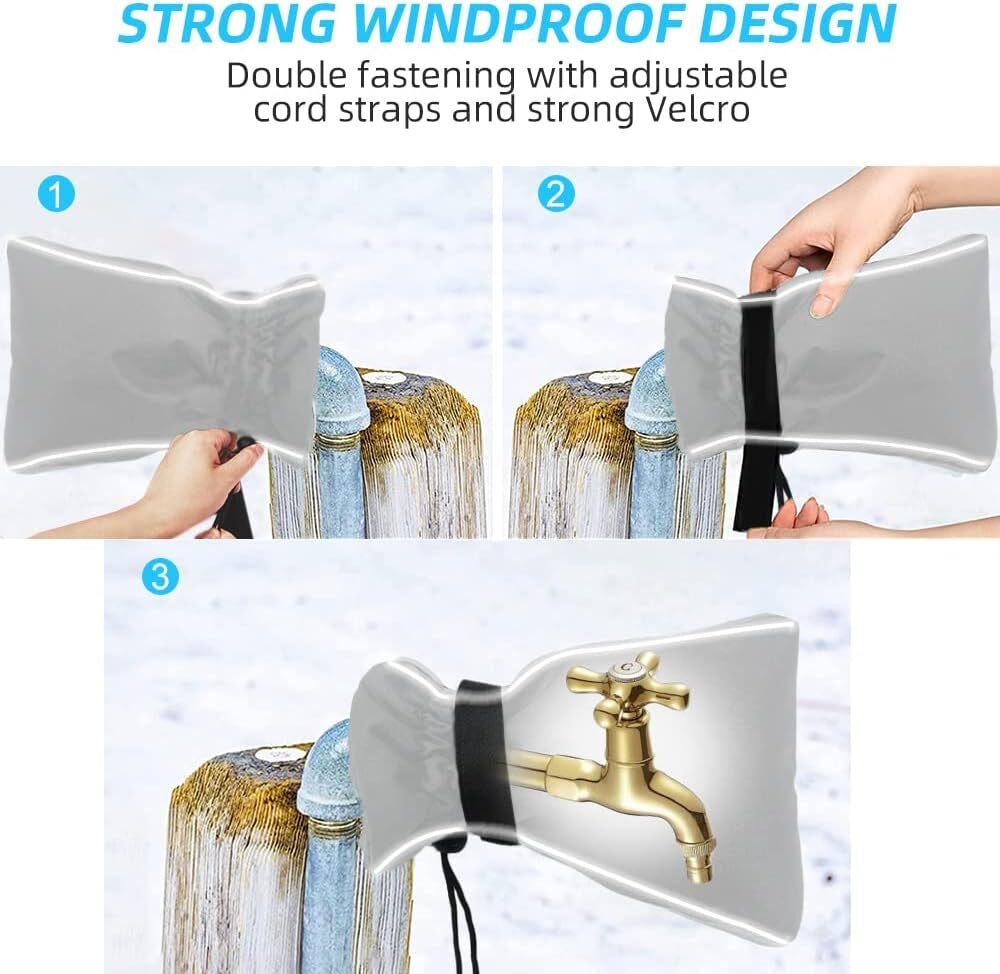 Winter Antifreeze Faucet Covers Outdoor Faucet Tap Protective Cover Waterproof