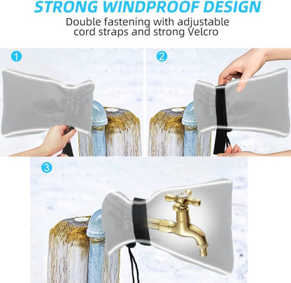 Winter Antifreeze Faucet Covers Outdoor Faucet Tap Protective Cover Waterproof