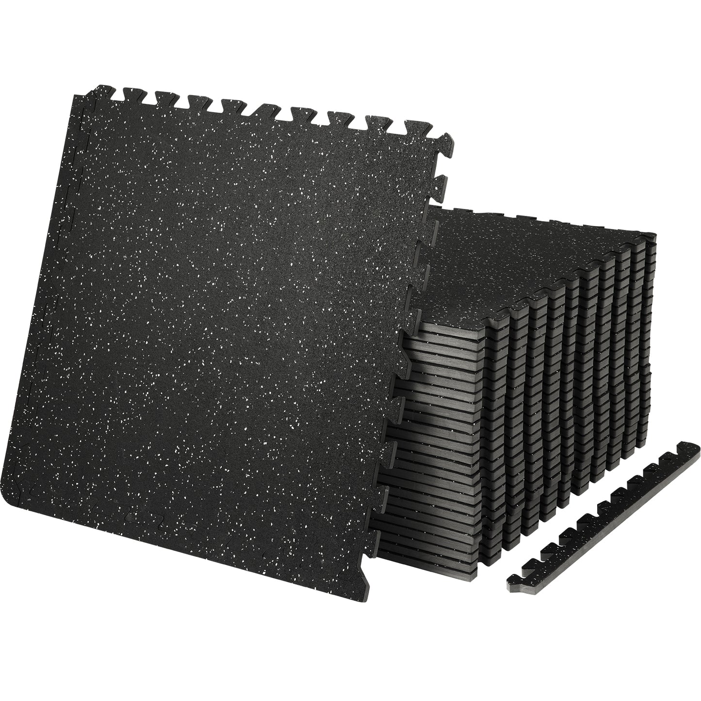 6/12/25 Pack Exercise Floor Mat Interlocking Tiles Foam W/ 24 X24 X 0.5''