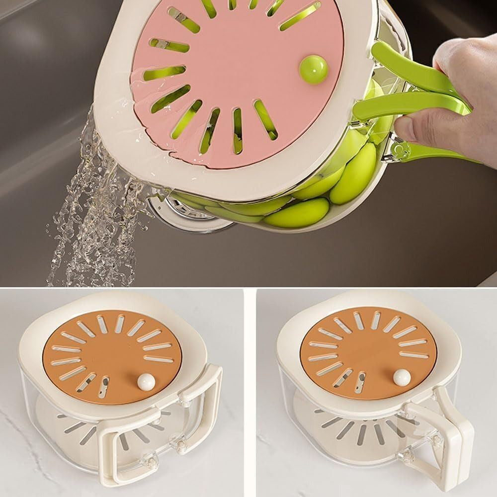 2-In-1 Draining and Preservation Basket Multifunctiona