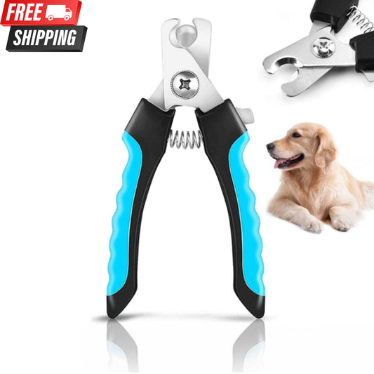 Pets Dog Cat Nail Clipper, Stainless Steel Professional Trimmer – Easy & Safe Grooming Tool for Precise Toe Nail Cutting at Home!