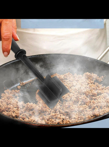 Meat Hamburger Chopper Heat Resistant Utensil Ground Beef Potato Masher Spatula