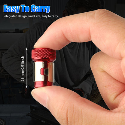 6 X Screwdriver Head Magnetic Ring Pivoting Bit Tip Screw Holder Magnetizer