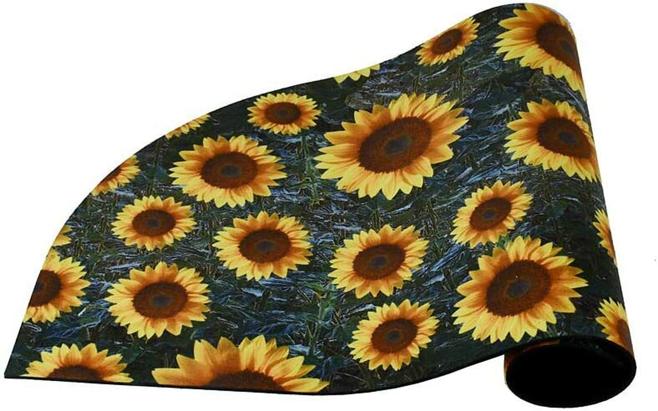 Half round Rubber Door Mat, Decorative Indoor Outdoor Non Slip Front Door Mat