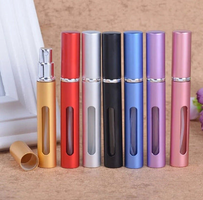 7 Pcs 10Ml Mini Refillable Perfume Atomizer Bottles - Portable Spray Containers