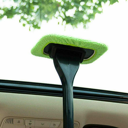 Microfiber Windshield Clean Car Auto Wiper Cleaner Glass Window Tool Brush Kit