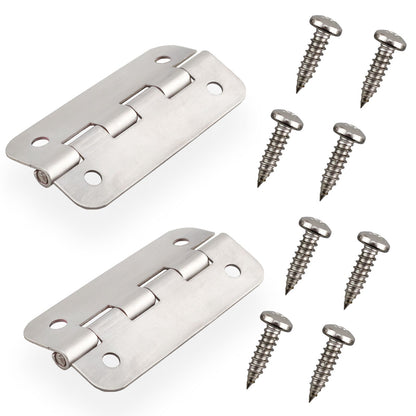 Stainless Steel Cooler Hinges – Heavy-Duty Replacement for Igloo Ice Chests, Durable Metal Hinges for 25-165 Qt Coolers, Rust-Resistant & Easy Install