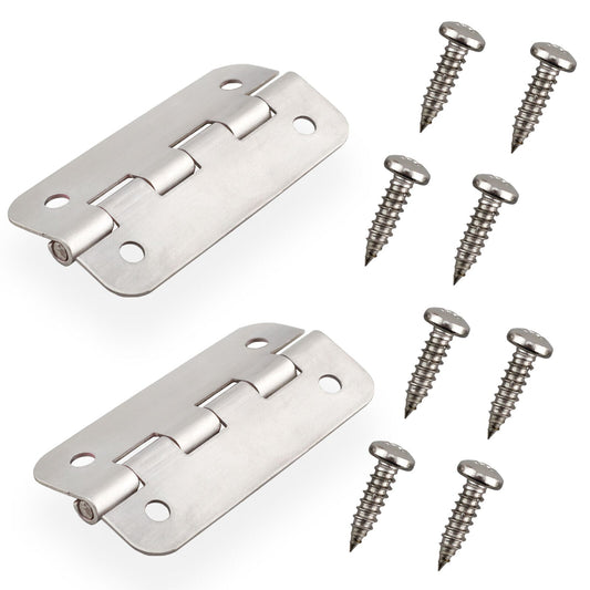 Stainless Steel Cooler Hinges – Heavy-Duty Replacement for Igloo Ice Chests, Durable Metal Hinges for 25-165 Qt Coolers, Rust-Resistant & Easy Install