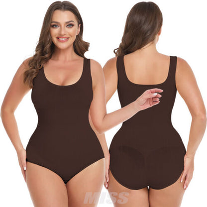 Thong Shapewear Bodysuit for Women | Tummy Control Snatched Seamless Full Body Shaper | Instant Waist Slim Curve Enhancing for Dresses & Everyday Use