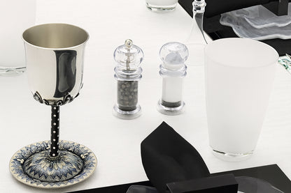 Salt Shaker & Pepper Mill Set Promotional Priced Acrylic Clear Plastic